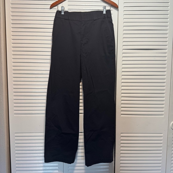 Elbeco Other - Elbeco Classic Prestige Flat Front Black Chino Pants Mens Size Actual Size 28x29